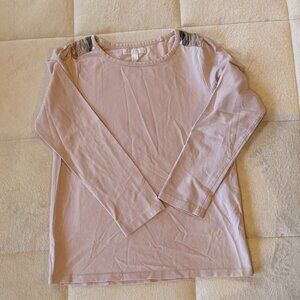 GUC girls Burberry plaid shirt